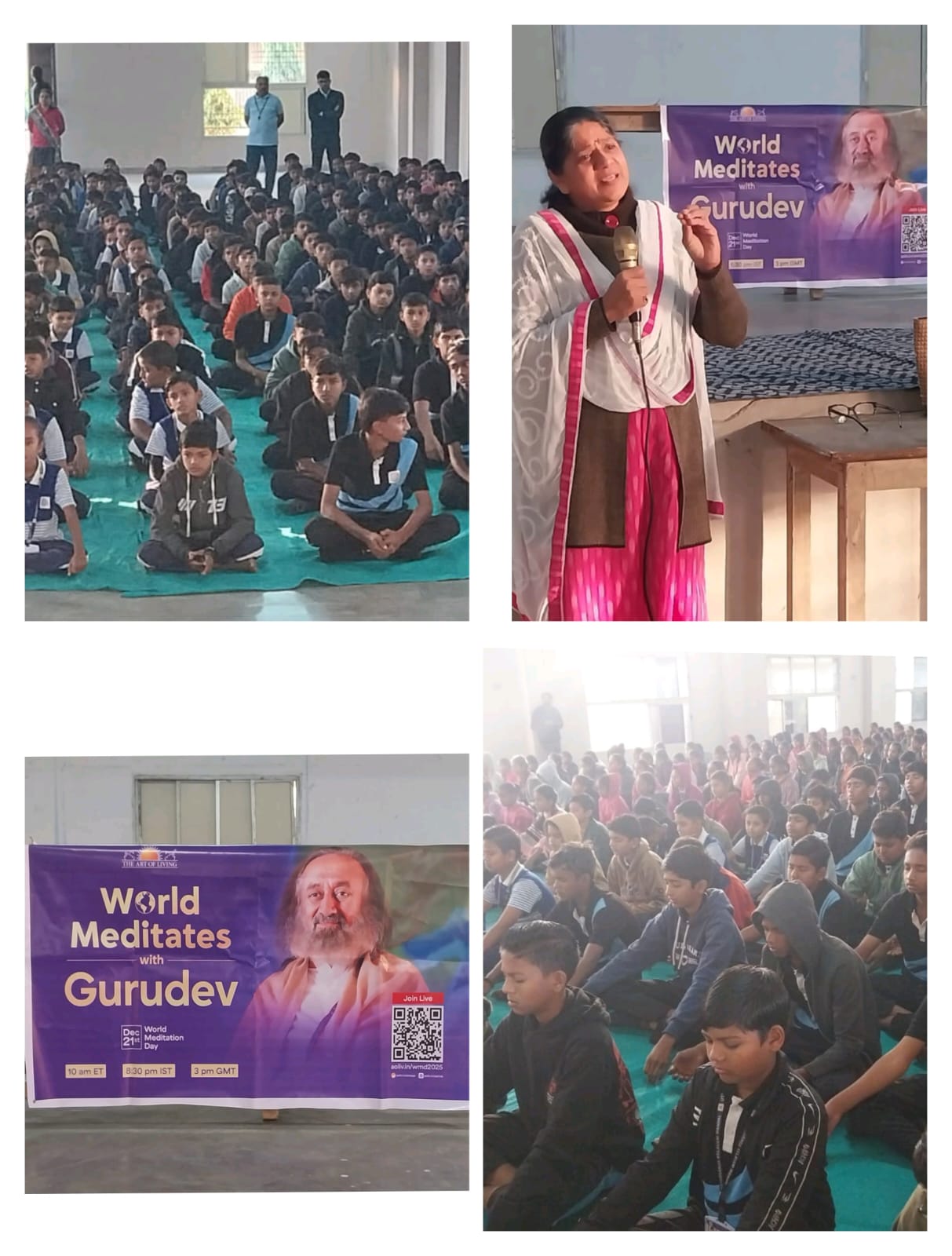 World Meditates With Gurudev